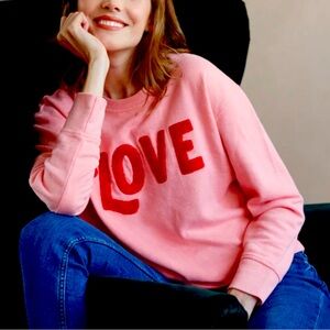 Shiraleah sweatshirt LOVE NWT valentine/ Galentine